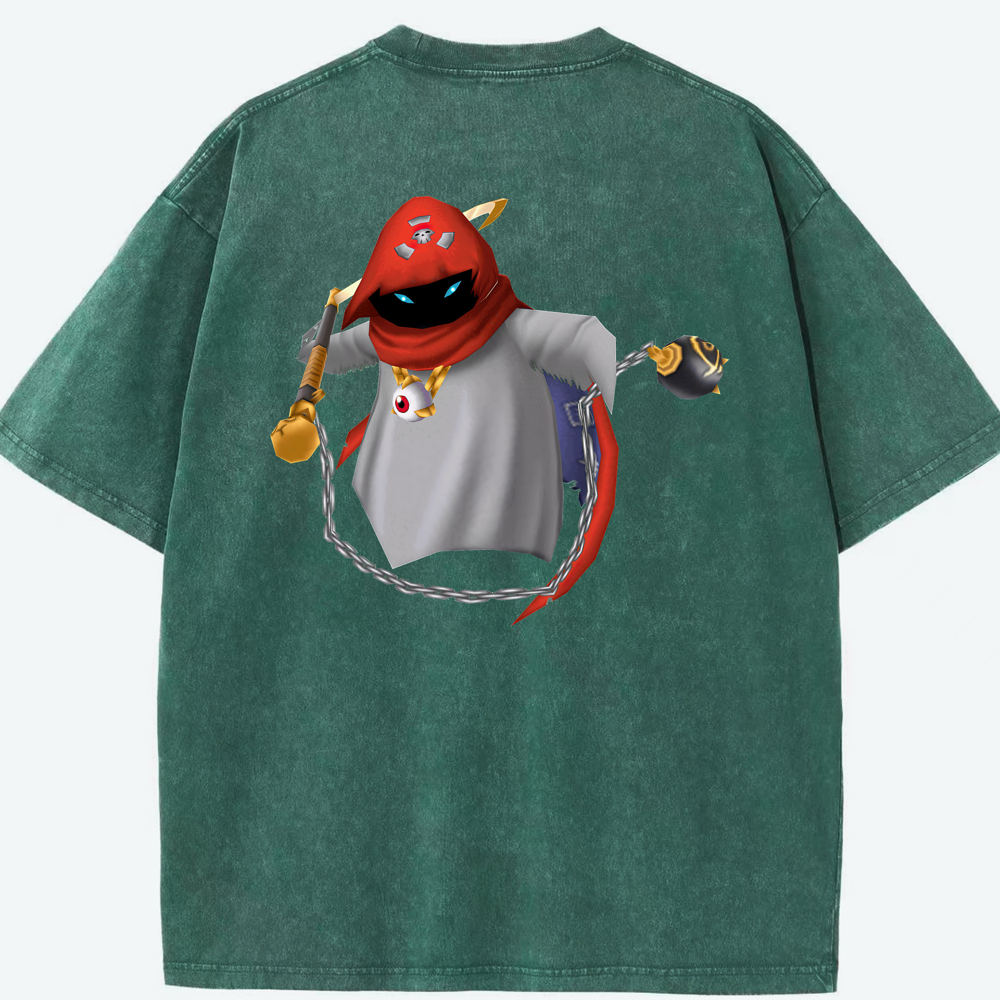 （画像用） Digimon デジタルモンスター/デジモン 綿100% ヴィンテージ風 半袖Tシャツ（背面プリント）